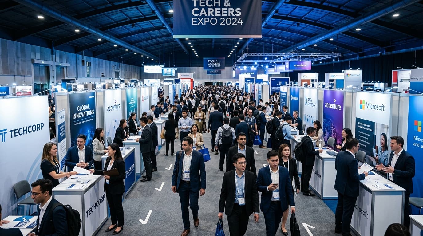 Maharashtra Job Fair Vision Background